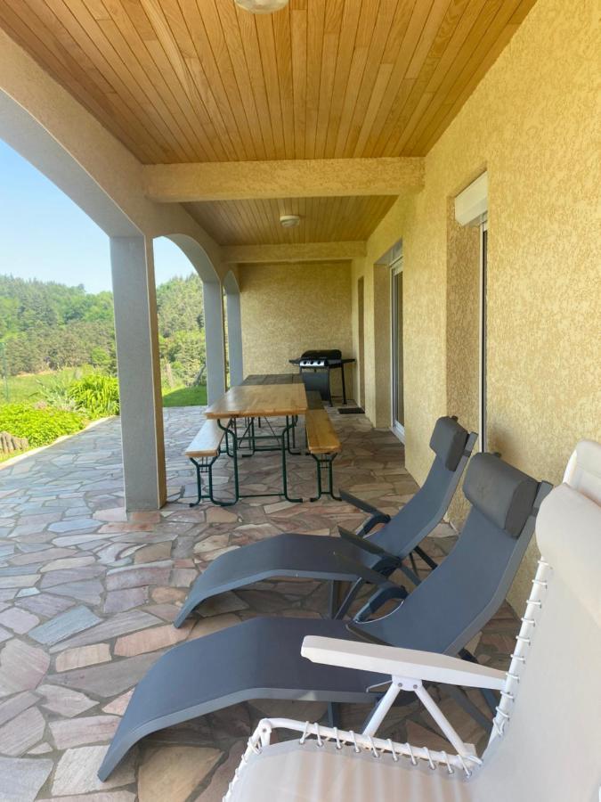 Вилла Vue Panoramique & Jacuzzi Prive Saint-Hilaire  Экстерьер фото